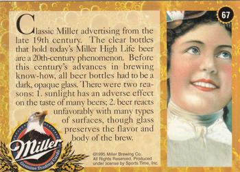1995 Miller Brewing #67 Classic Miller advertising from the ... Back
