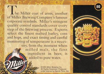 1995 Miller Brewing #80 The Miller coat of arms, another of ... Back