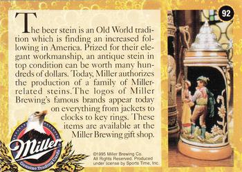 1995 Miller Brewing #92 The beer stein is an Old World ... Back