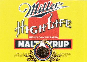 1995 Miller Brewing #93 Shown here is a rare label from a ... Front