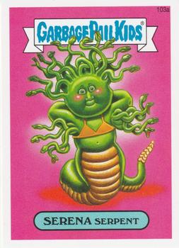 2014 Topps Garbage Pail Kids Series 2 #103a Serena Serpent Front