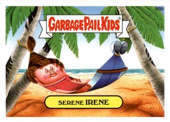 2014 Topps Garbage Pail Kids Series 2 #86b Serene Irene Front