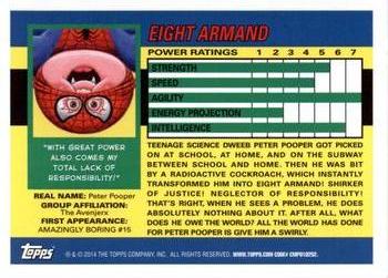 2014 Topps Garbage Pail Kids Series 2 #132a Eight Armand Back