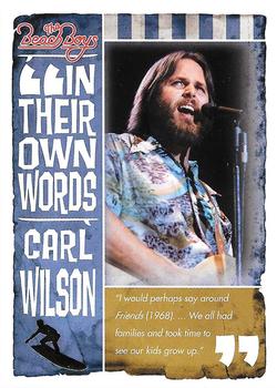 2013 Panini The Beach Boys - In Their Own Words Surfer #3 Carl Wilson Front