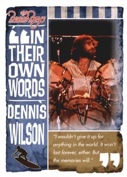 2013 Panini The Beach Boys - In Their Own Words Surfer #2 Dennis Wilson Front