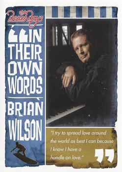2013 Panini The Beach Boys - In Their Own Words Surfer #8 Brian Wilson Front
