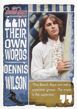 2013 Panini The Beach Boys - In Their Own Words Surfer #9 Dennis Wilson Front