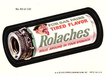 1979 Topps Wacky Packages (2nd Series Rerun) #83 Rolaches Front