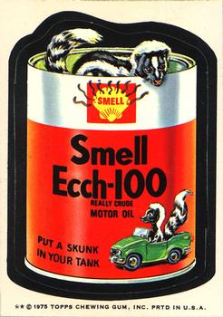 1975 Topps Wacky Packages 15th Series #NNO Smell Motor Oil Front