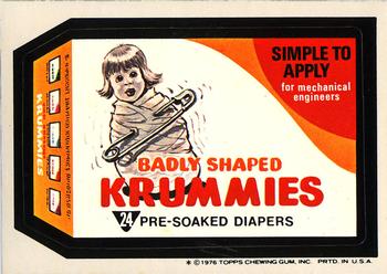 1976 Topps Wacky Packages 16th Series #NNO Krummies Front