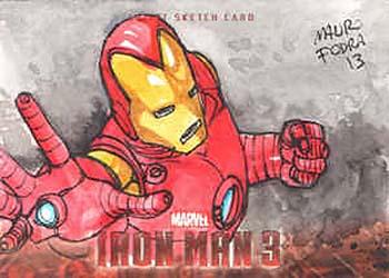2013 Upper Deck Iron Man 3 - Artist Sketch #NNO Mauro Fodra Front