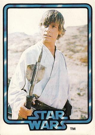 1978 General Mills Star Wars #12 Luke Skywalker Front