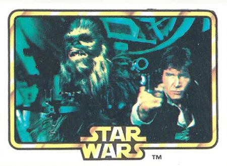 1978 General Mills Star Wars #5 Han Solo / Chewbacca Front