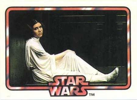 1978 General Mills Star Wars #13 Princess Leia Front