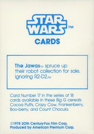 1978 General Mills Star Wars #17 Jawas Back