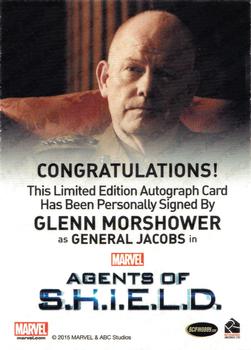 2015 Rittenhouse Marvel: Agents of S.H.I.E.L.D. Season 1 - Autographs - Full Bleed #NNO Glenn Morshower Back