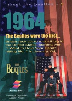1996 Sports Time The Beatles - Meet The Beatles #5 The Beatles were the first... Back