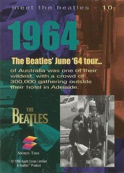 1996 Sports Time The Beatles - Meet The Beatles #10 The Beatles' June '64 tour ... Back