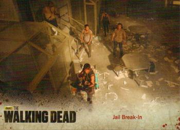 2014 Cryptozoic The Walking Dead Season 3 Part 1 #18 Jail Break-In Front