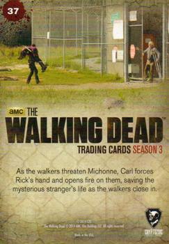 2014 Cryptozoic The Walking Dead Season 3 Part 1 #37 Making the Decision Back