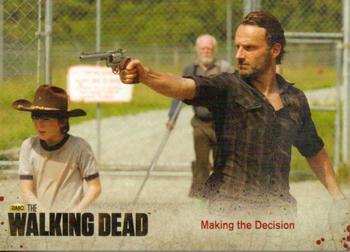 2014 Cryptozoic The Walking Dead Season 3 Part 1 #37 Making the Decision Front