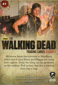 2014 Cryptozoic The Walking Dead Season 3 Part 1 #41 Rescue Mission Back
