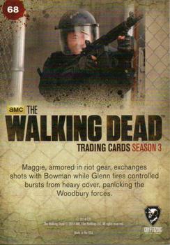 2014 Cryptozoic The Walking Dead Season 3 Part 1 #68 Organized Assault Back
