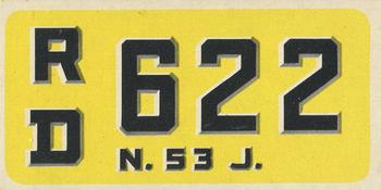 1953 Topps License Plates (R714-13) #65 New Jersey Front