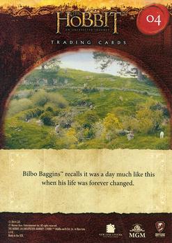 2014 Cryptozoic The Hobbit: An Unexpected Journey #4 Fate's Decision Back