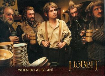 2014 Cryptozoic The Hobbit: An Unexpected Journey #13 When Do We Begin? Front