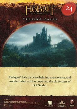 2014 Cryptozoic The Hobbit: An Unexpected Journey #24 A Growing Evil Back