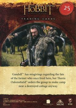 2014 Cryptozoic The Hobbit: An Unexpected Journey #25 Differences In Opinion Back