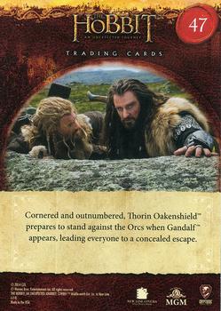 2014 Cryptozoic The Hobbit: An Unexpected Journey #47 With Few Options Left Back