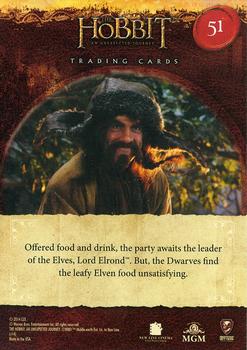 2014 Cryptozoic The Hobbit: An Unexpected Journey #51 A Wholesome Meal Back