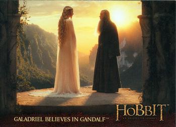 2014 Cryptozoic The Hobbit: An Unexpected Journey #62 Galadriel Believes In Gandalf Front