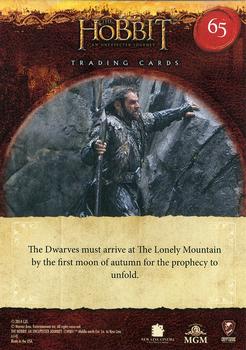 2014 Cryptozoic The Hobbit: An Unexpected Journey #65 A Pressing Need For Speed Back