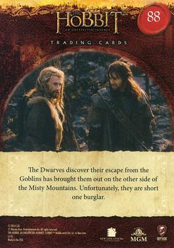 2014 Cryptozoic The Hobbit: An Unexpected Journey #88 Escape From The Goblin Caves Back