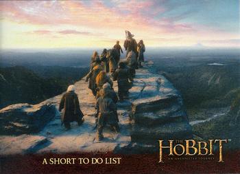 2014 Cryptozoic The Hobbit: An Unexpected Journey #99 A Short To Do List Front