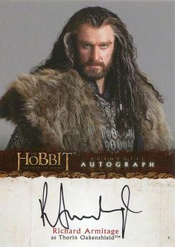 2014 Cryptozoic The Hobbit: An Unexpected Journey - Autographs #A1 Richard Armitage Front