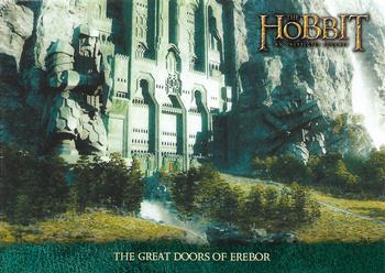 2014 Cryptozoic The Hobbit: An Unexpected Journey - The Lonely Mountain #P-2 The Great Doors of Erebor Front