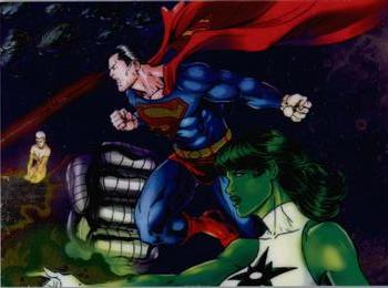 2014 Cryptozoic DC Comics: Epic Battles #1 Crisis on Infinite Earths Front
