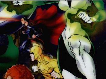 2014 Cryptozoic DC Comics: Epic Battles #2 Crisis on Infinite Earths Front