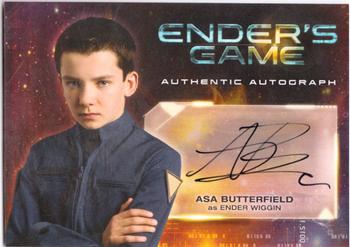 2014 Cryptozoic Ender's Game - Autographs #A02 Asa Butterfield Front
