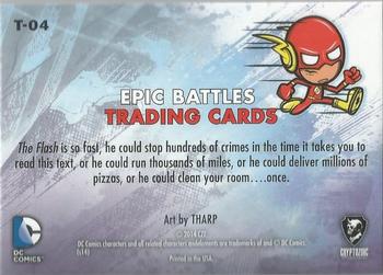 2014 Cryptozoic DC Comics: Epic Battles - Bam! #T-04 The Flash Back
