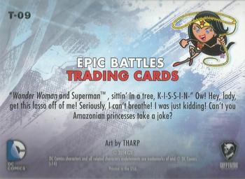 2014 Cryptozoic DC Comics: Epic Battles - Bam! #T-09 Wonder Woman Back