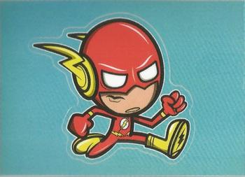 2014 Cryptozoic DC Comics: Epic Battles - Bam! Stickers #T-04 The Flash Front