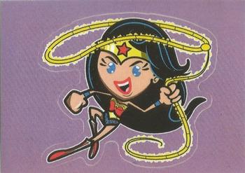 2014 Cryptozoic DC Comics: Epic Battles - Bam! Stickers #T-09 Wonder Woman Front