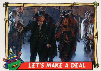 1992 Topps Teenage Mutant Ninja Turtles III #14 Let's Make a Deal Front