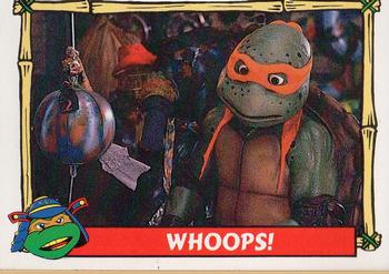 1992 Topps Teenage Mutant Ninja Turtles III #16 Whoops! Front