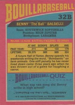 1988 O-Pee-Chee Alf - Bouillabaseball #32B Benny 